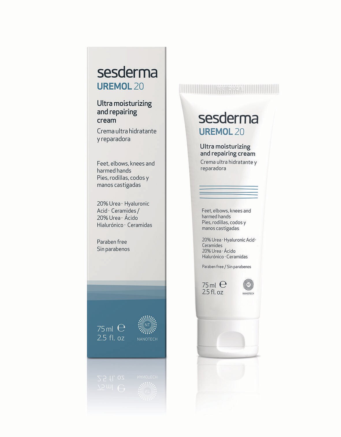 Sesderma UREMOL 20 Ultra moisturizing and repairing cream - Ультра увлажняющий и восстанавливающий крем, 75 мл