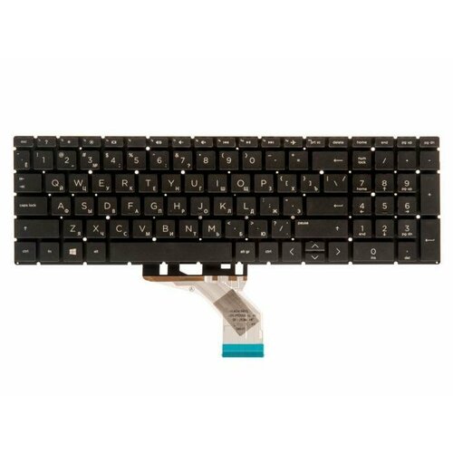 ноутбук hp 15s eq2008nia 48m40ea 15 6 Клавиатура (keyboard) для ноутбука HP, черная без рамки Гор. еnter, NSK-XN9BC