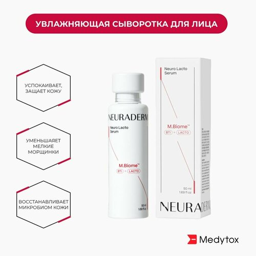Neuraderm Neuro Lacto Serum - Увлажняющая сыворотка для лица, 50 мл
