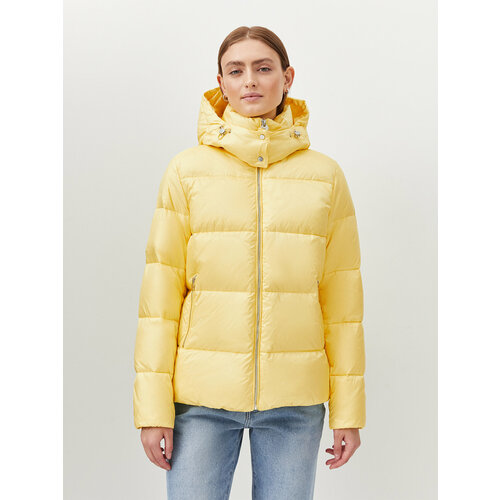 фото Куртка just clothes, размер 38, желтый