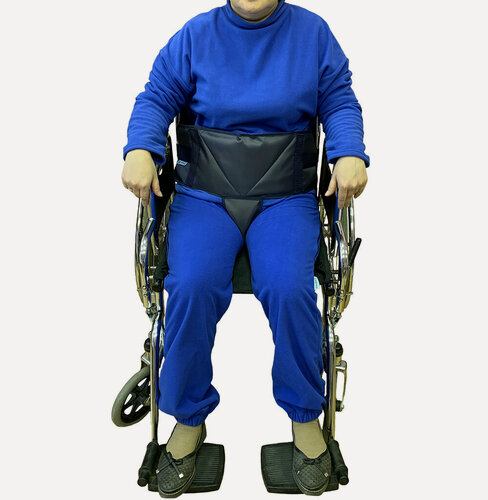 Изображение товара Пояс с паховой вставкой для инвалидной коляски, размер 2XL-3XL на обхват талии 100-140 см, оксфорд