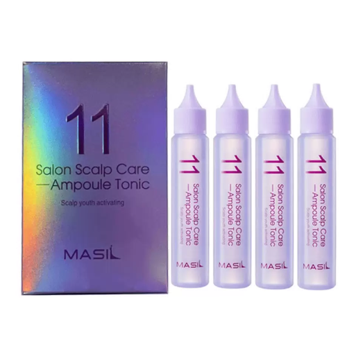 Набор сывороток для кожи головы Masil 11 Salon Scalp Care Ampoule Toner, 4 шт. по 30 мл