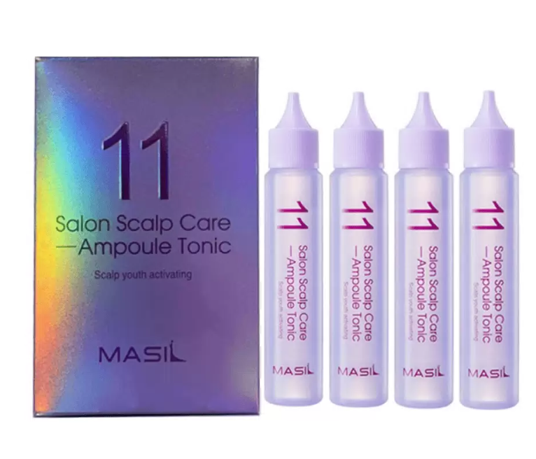Набор сывороток для кожи головы Masil 11 Salon Scalp Care Ampoule Toner, 4 шт. по 30 мл