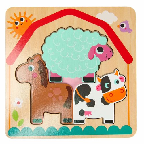 Набор игровой BabyGo Рамка-пазл Ферма многослойный trefl пазл рамка 15 арт 31356 ферма
