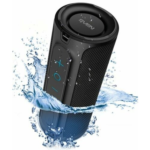 Мобильные колонки Sven PS-300 20 чёрные 2x12W IPx7 USB Type-C Bluetooth NFC 2х2000 мA 406100₽