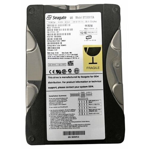 Жесткий диск Seagate 9T7012 306Gb 5400 IDE 35 HDD 2810₽