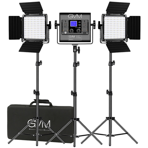 Комплект осветителей GVM 800D-RGB 3шт 800D-RGB-3L 39990₽