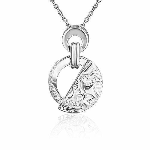 Подвеска PLATINA, серебро, 925 проба, родирование, фианит platina jewelry золотая подвеска с фианитами 03 2621 00 401 1110 48