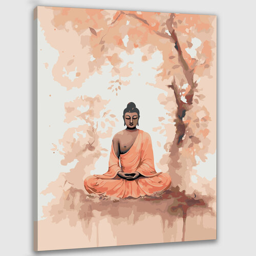 Картина по номерам 50х40 Будда и сокровища духовной мудрости