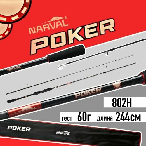 Спиннинг Narval Fishing Poker 802H max 60g Ex-Fast
