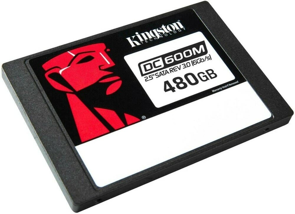 Kingston SSD DC600M, 480GB, 2.5" 7mm, SATA3, 3D TLC, SEDC600M/480G