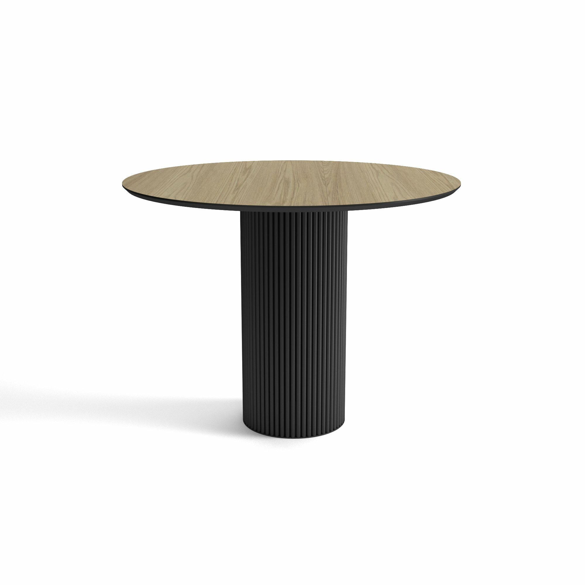 фото Стол обеденный Open Design круглый из шпона дуба D100