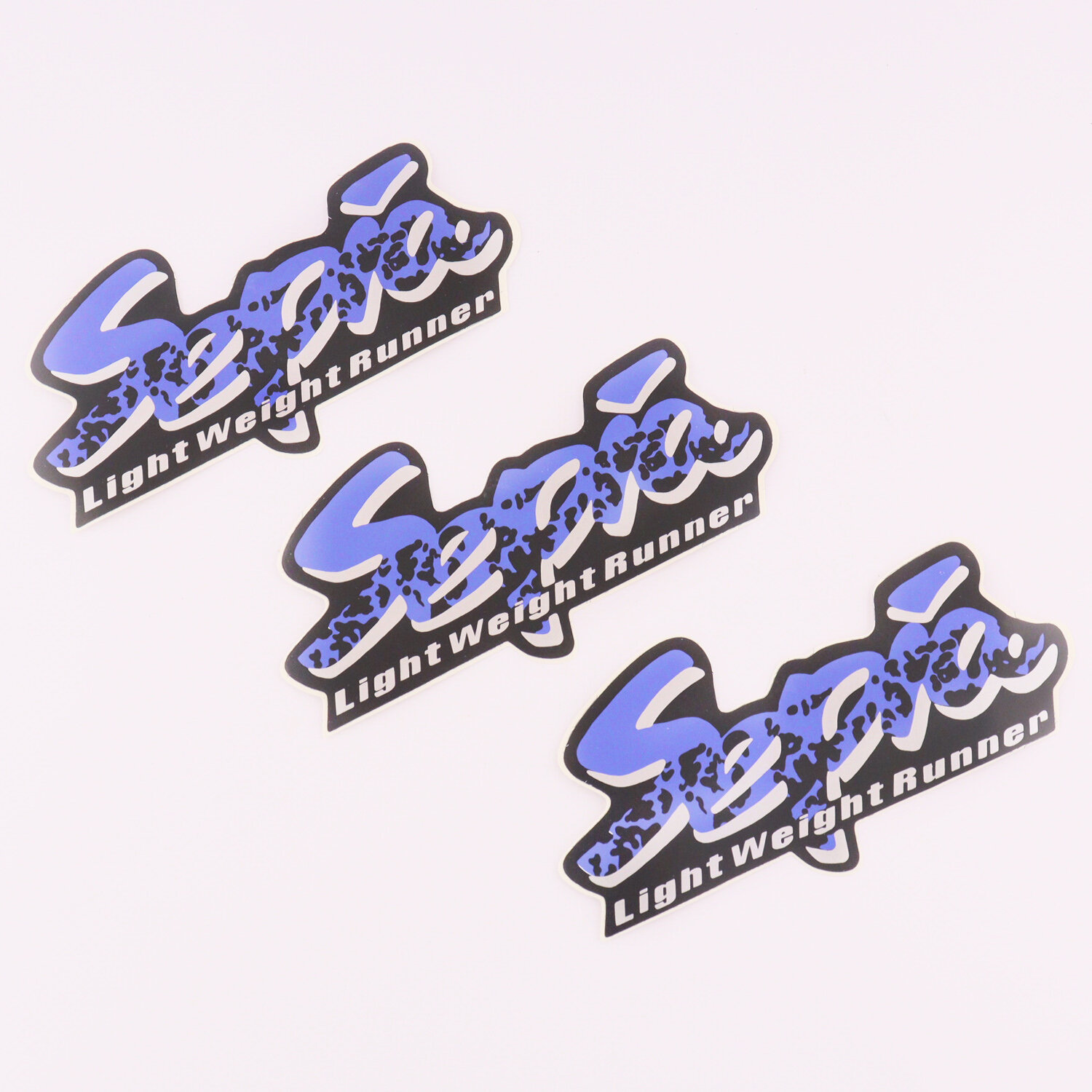 Наклейки (набор) Suzuki SEPIA (15х6см 3шт синие) (#1220AB)
