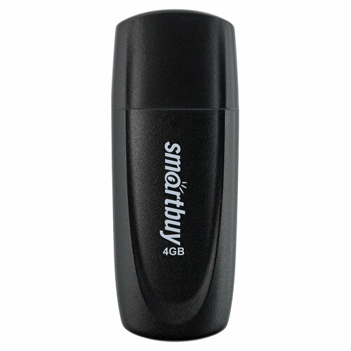 USB-флэшка Smart Buy Scout, 4 Гб, черная, 1 шт