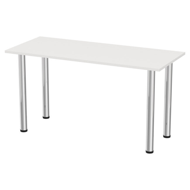 фото Стол Меб-фф Стол на металлокаркасе СХ-42 цвет Белый 140/60/74 см