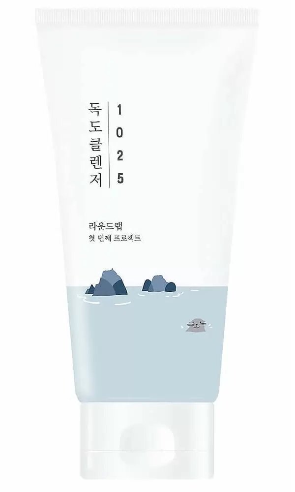 ROUND LAB / Очищающая пенка для лица 1025 Dokdo Cleanser на основе морской воды, 150 мл