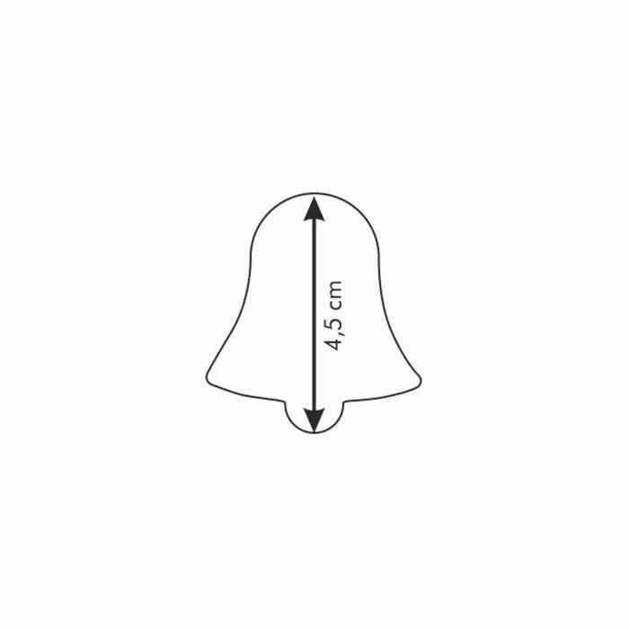 Форма для выпечки печенья Tescoma Delicia , колокольчик, сталь — фото 1