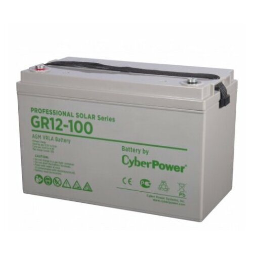 Аккумуляторная батарея CyberPower Professional Solar series GR 12-100 аккумуляторная батарея для ибп cyberpower gr 12 100