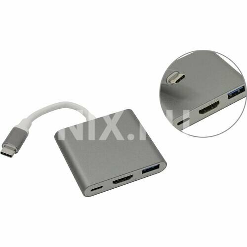 Переходник с USB Type C на HDMI Orient C028