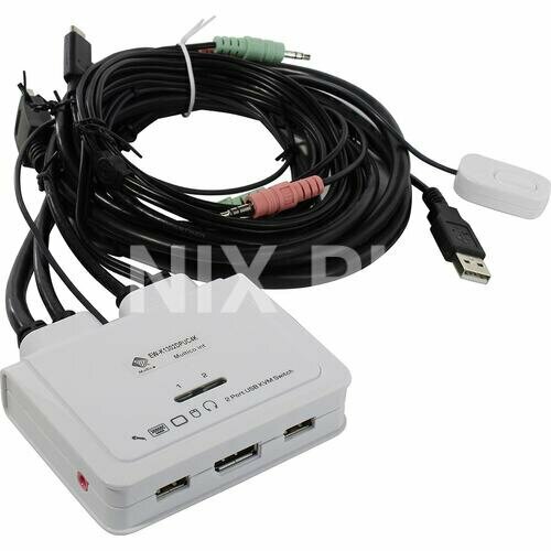 Переключатель KVM Multico EW-K1302DPUC4K