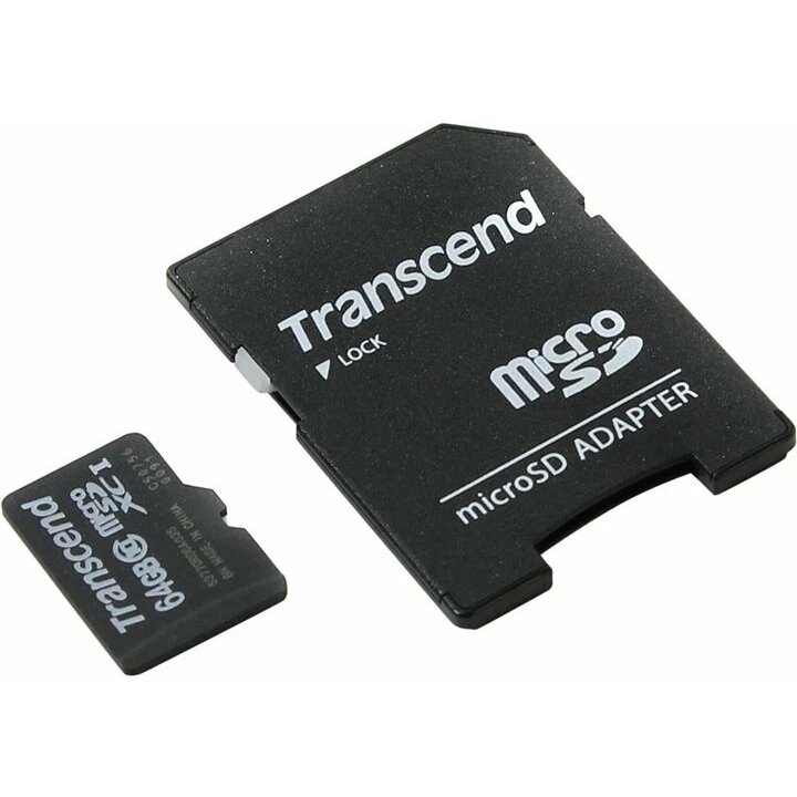 Карта памяти microSD 64 ГБ Transcend Class 10 ( TS64GUSDXC10 )