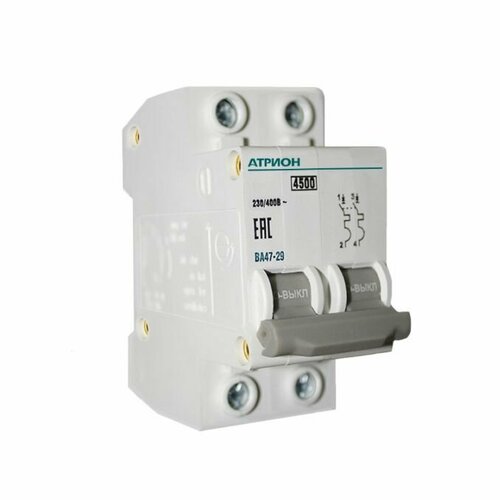 Выключатель автоматический ВА 47-29 2P 32А хар. С Атрион