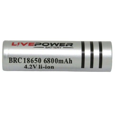 Аккумулятор 18650 Live Power 6800mA 4,2V