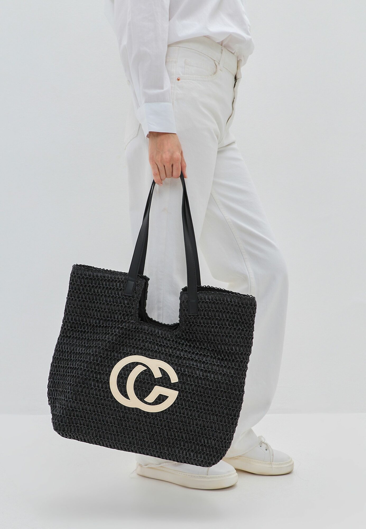 фото Сумка шоппер летняя текстиль