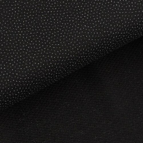 Дублерин эластичный тканый точечный 72гм 15м1м черный 462₽