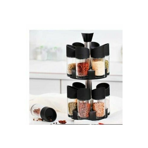 Набор для специй 12 шт, вращается на 360 градусов