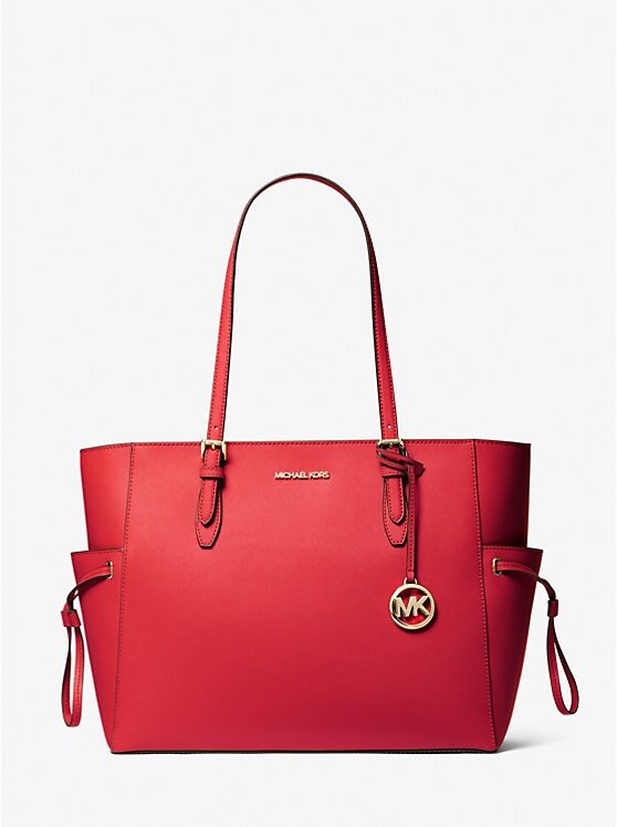 фото Сумка женская тоут джилли ярко красная натуральная кожа MICHAEL KORS GILLY BRIGHT RED 35S1G2GT7L