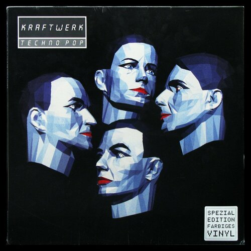 Виниловая пластинка Kling Klang Kraftwerk Techno Pop coloured vinyl german version booklet 5033₽
