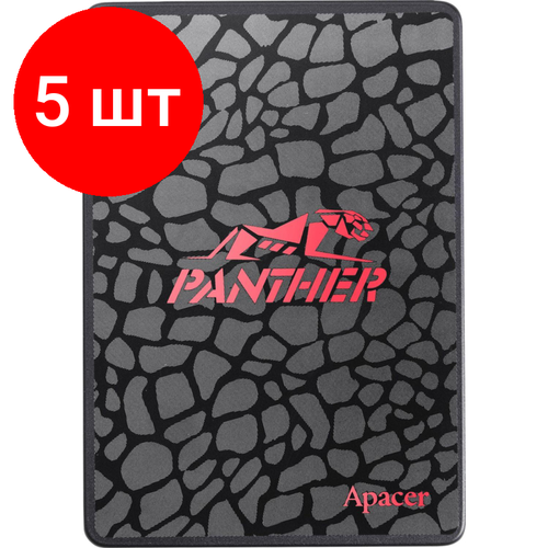 Комплект 5 штук SSD накопитель Apacer SSD PANTHER AS350AP128GAS350-1 128Gb SATA 25 7mm 1278000₽