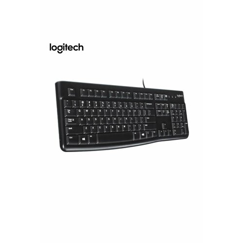 Logitech Клавиатура проводная K120 Русская раскладка черный 120000₽