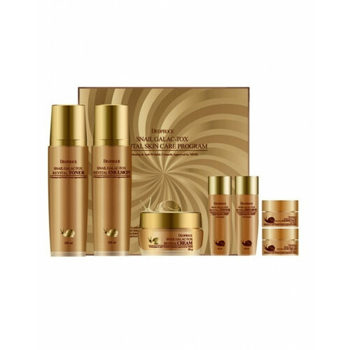 Deoproce Snail Набор уходовый с муцином улитки Deoproce Snail Galac Revital Skin Care Program