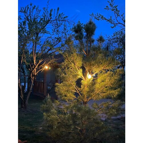 Фонарь кемпинговый аккумуляторный, 100 лм, 400 мАч, 3 режима, Лампочка аккумуляторная с карабином