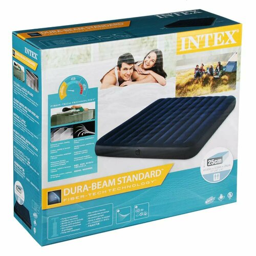 фото Надувной матрас intex "classic" 183х203х25 см, до 272 кг