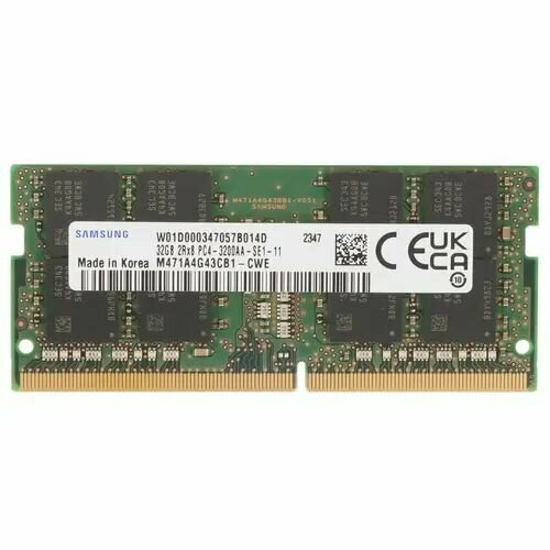 Оперативная память SODIMM DDR4 32GB Samsung M471A4G43CB1-CWE 10280₽