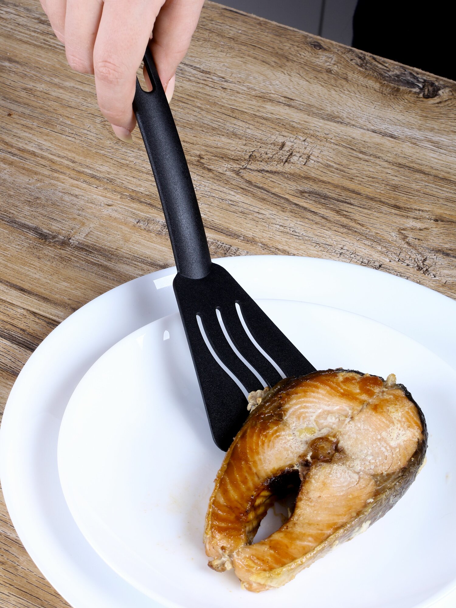 Кухонные Инструменты (Половники И Лопатки) Xiaomi Набор кухонных лопаток из 3 предметов Home Chef, цвет черный