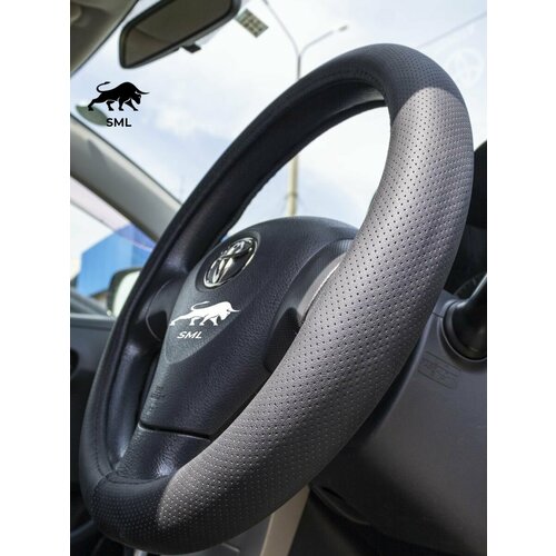 Оплетка руля NEW EPOCH SK37PBLBK натуральная кожа диаметр 37см 1819₽