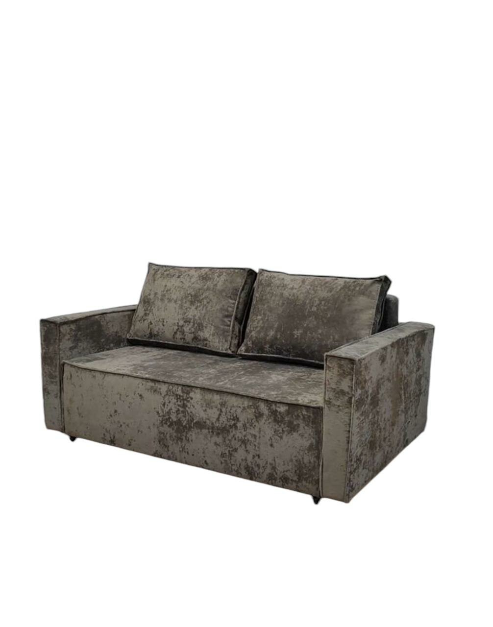 Изображение Мини диван раскладной ITALY с механизмом трансформации "выкатной"/ цвет серо-коричневый