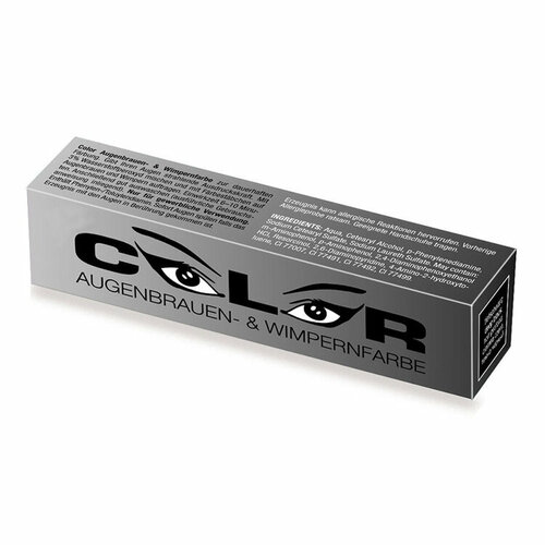 Краска для бровей и ресниц COLOR черная