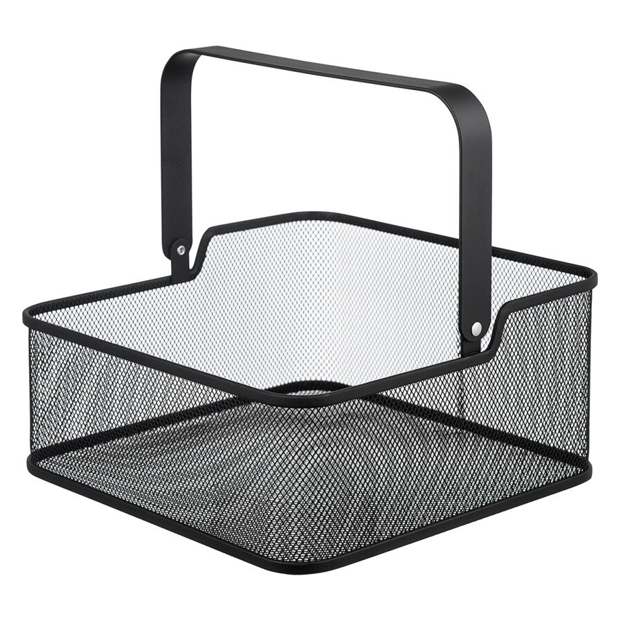 Корзина для хранения Bergenson Bjorn квадратная Ferrant 254х254х12 см черная