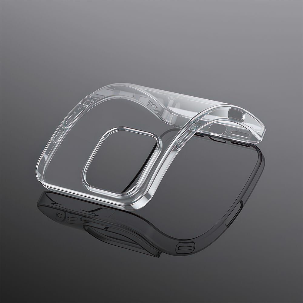 Чехол HOCO Light для Apple iPhone 16 Pro, TPU (прозрачный) — фото 1