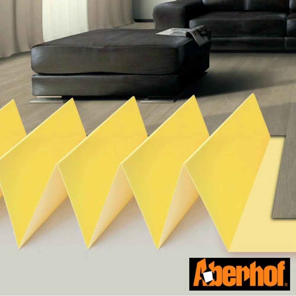 Aberhof подложка-гармошка 2 мм (уп. 105 м2) упаковка