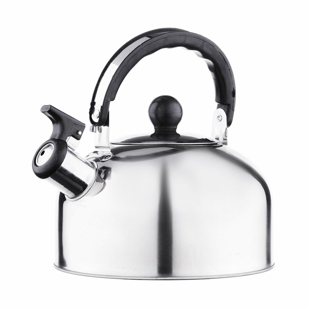 Чайник BY, нержавеющая сталь, 1,5 л, индукционный, серебристый