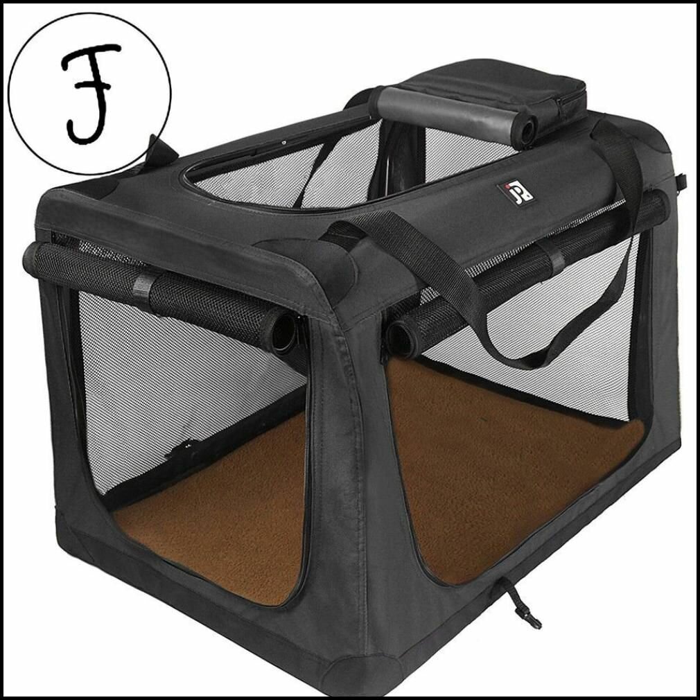 Клетка для собак переноска для животных выставочная палатка дом-тент 82x58x58см