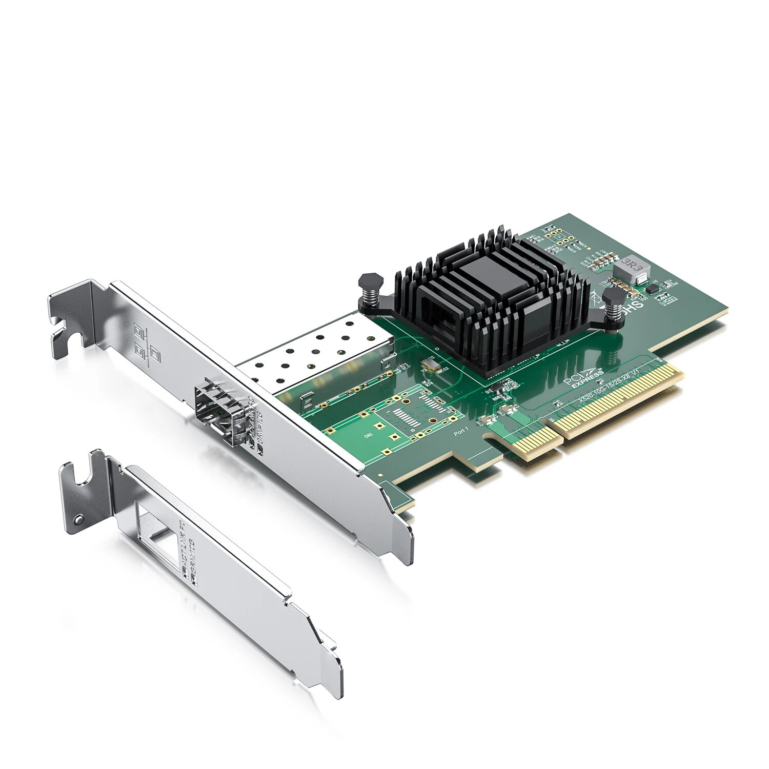 10gtek Intel X520-DA1 сетевая карта 10 Гбит PCI-E