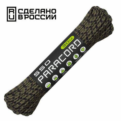 Паракорд 550 CORD nylon 30м RUS (forest camo)