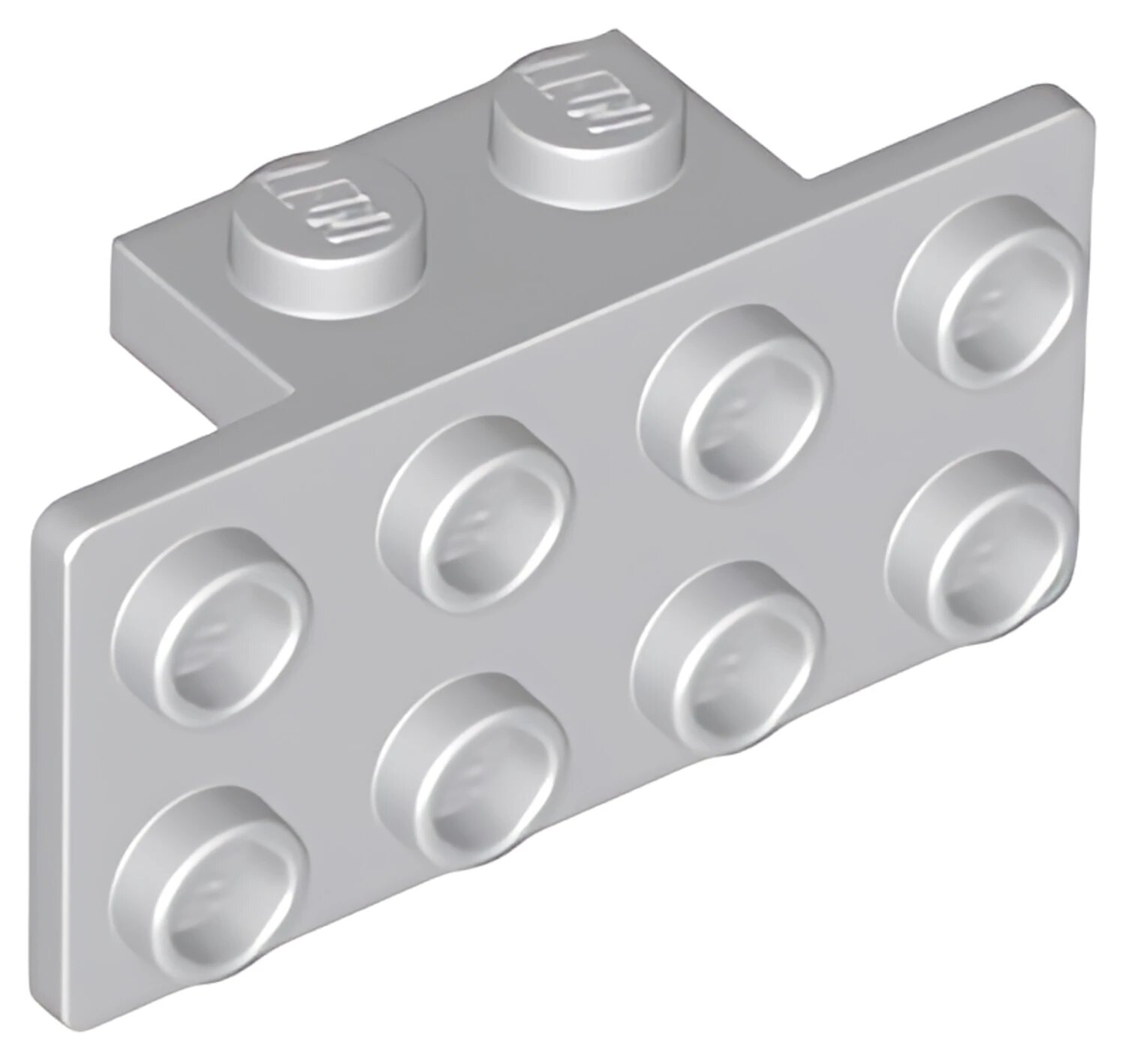 Деталь Lego Скоба Bracket 1 x 2 - 2 x 4 93274 (21731) Light Bluish Gray U